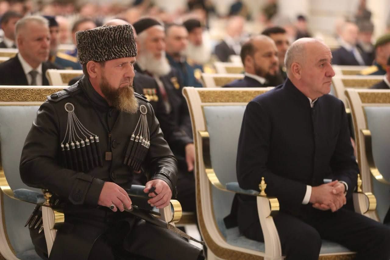 KÇC Başkanı Raşid Temrezov, Ramazan Kadirov'un Görevi Devralma Törenine Katıldı